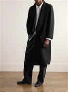 The Row - Ferro Belted Double-Breasted Wool-Blend Coat - Black
