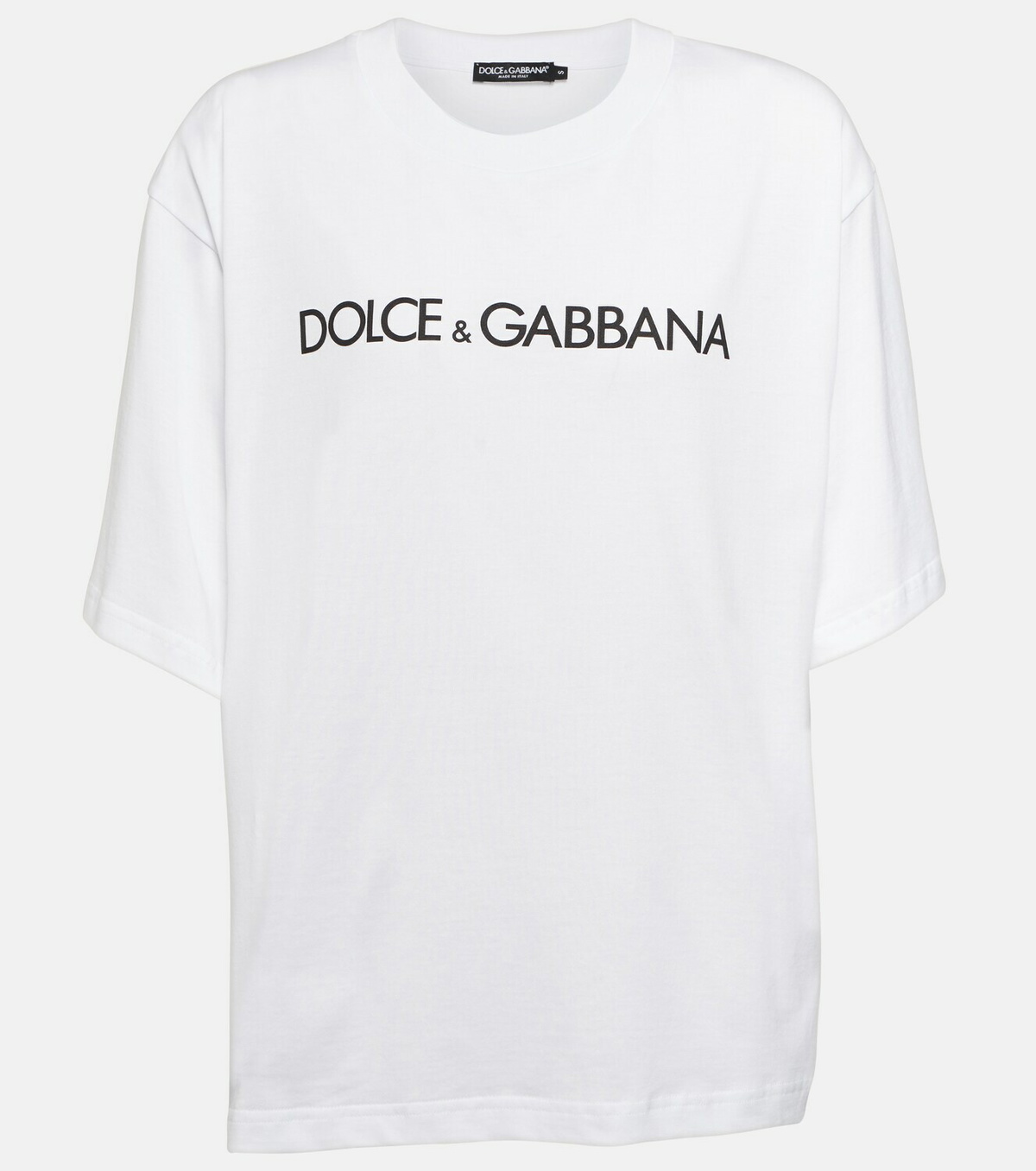 Dolce&Gabbana DG cropped cotton jersey T-shirt
