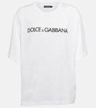 Dolce&Gabbana DG cropped cotton jersey T-shirt
