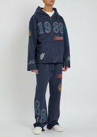 Honor The Gift 1988 Embroidered Hooded Cotton Sweatshirt Navy