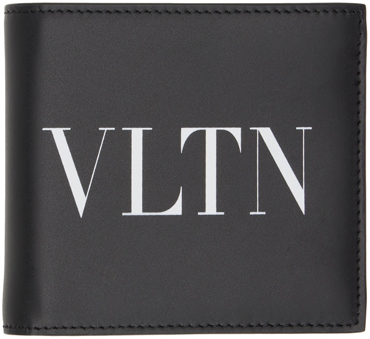 Photo: Valentino Garavani Black 'VLTN' Cash Wallet