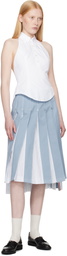 Thom Browne White Halter Top