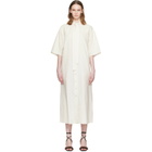 LEMAIRE White Reversible Tube Midi Dress