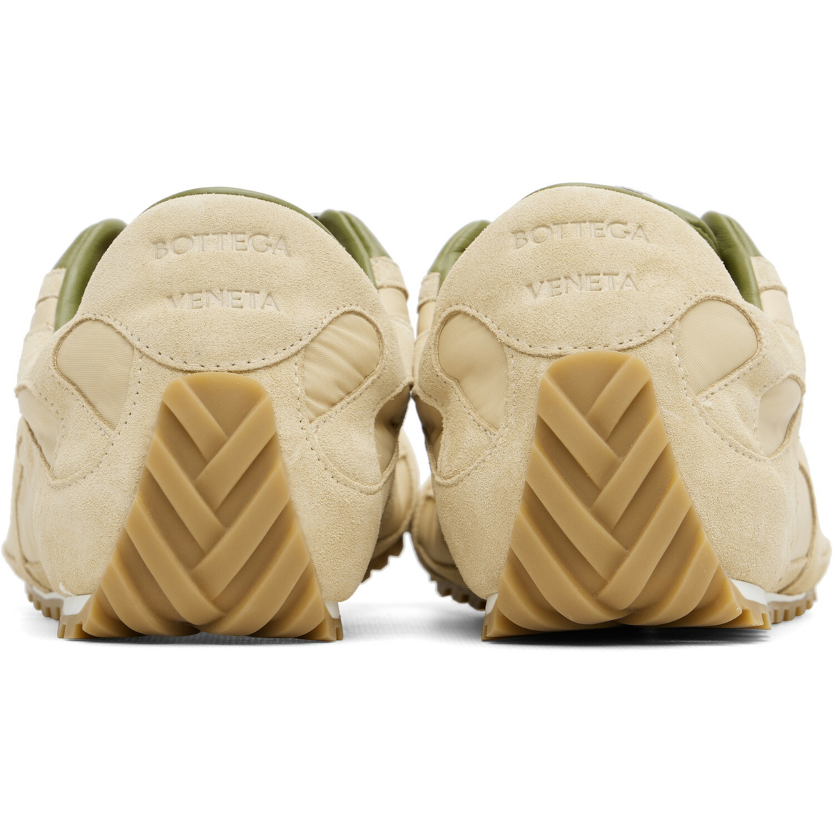 Bottega Veneta Beige Orbit Flash Sneakers