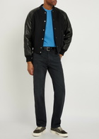 Givenchy Couture Seam Straight-leg Jeans Black