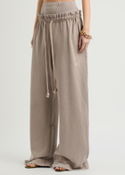 Knwls Haze Layered Cotton Sweatpants Taupe