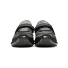 Prada Black and Silver Metallic Cloudbust Sneakers