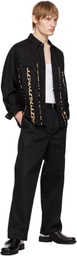 WACKO MARIA Black Dickies Edition Pleated Trousers