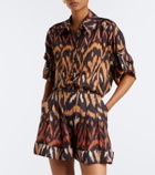 Zimmermann Aster printed silk habutai shirt