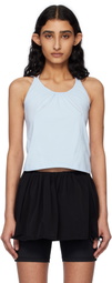 Kijun Blue Double Strap Tank Top