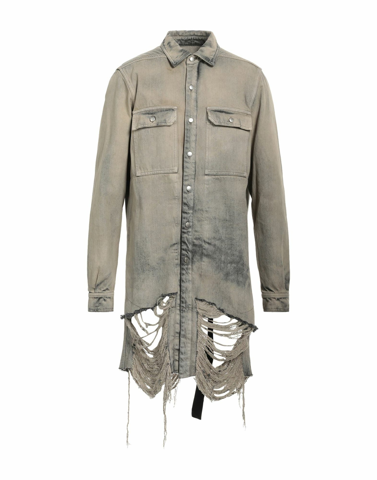 Rick Owens Mens Denim outerwear in Grey