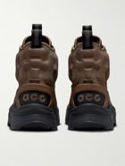 Nike - ACG Zoom Gaiadome High-Top Sneakers - Brown