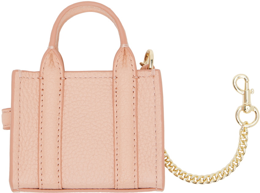 Marc Jacobs Gold & Black 'The Nano Tote Bag Charm' Keychain