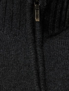 LORO PIANA - Parksville Cashmere Knit Zip Up Sweater