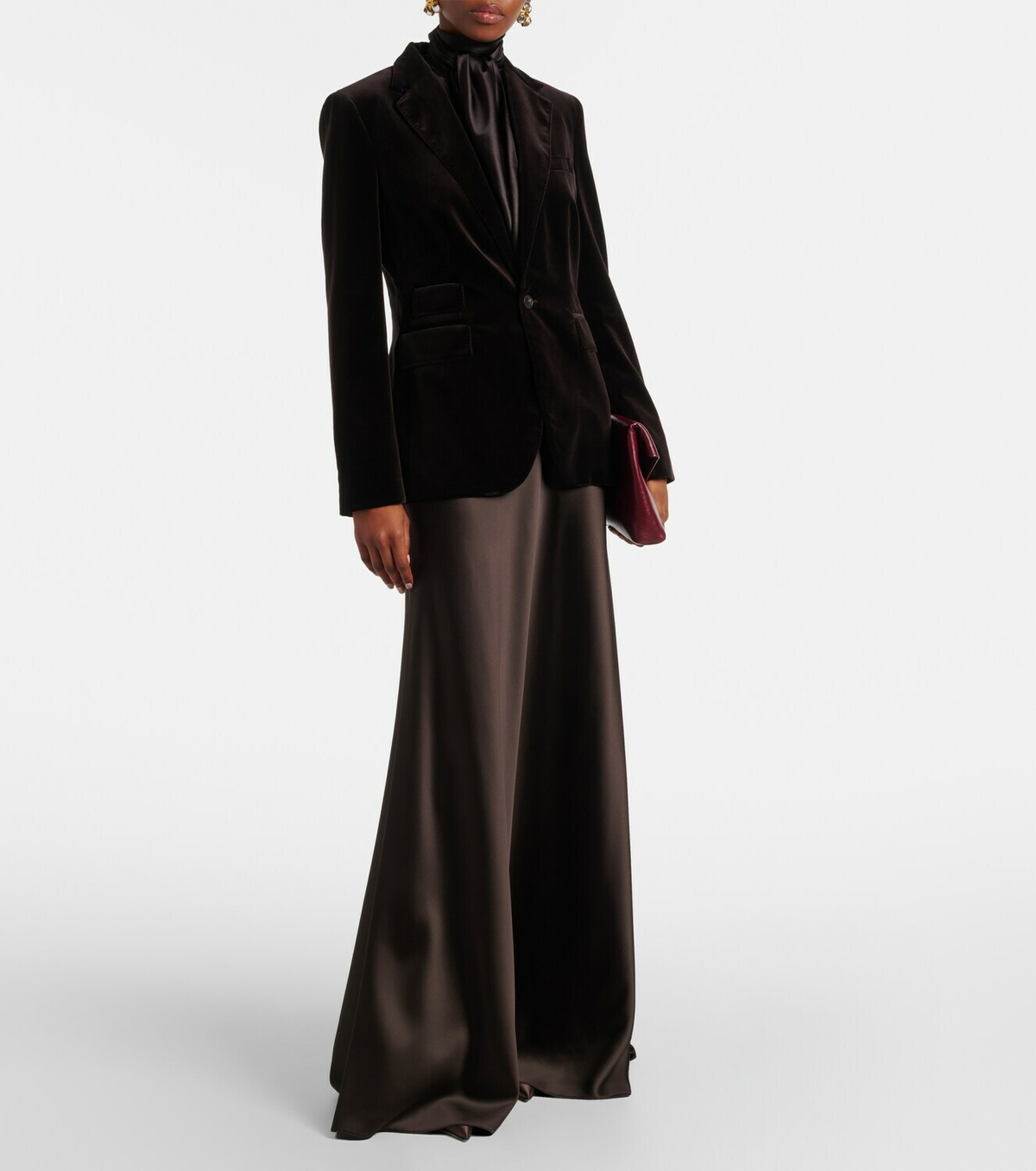 Ralph Lauren Collection Cotton-blend velvet blazer