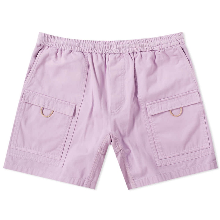 Photo: Acne Studios Rosso Garment Dyed Cargo Short