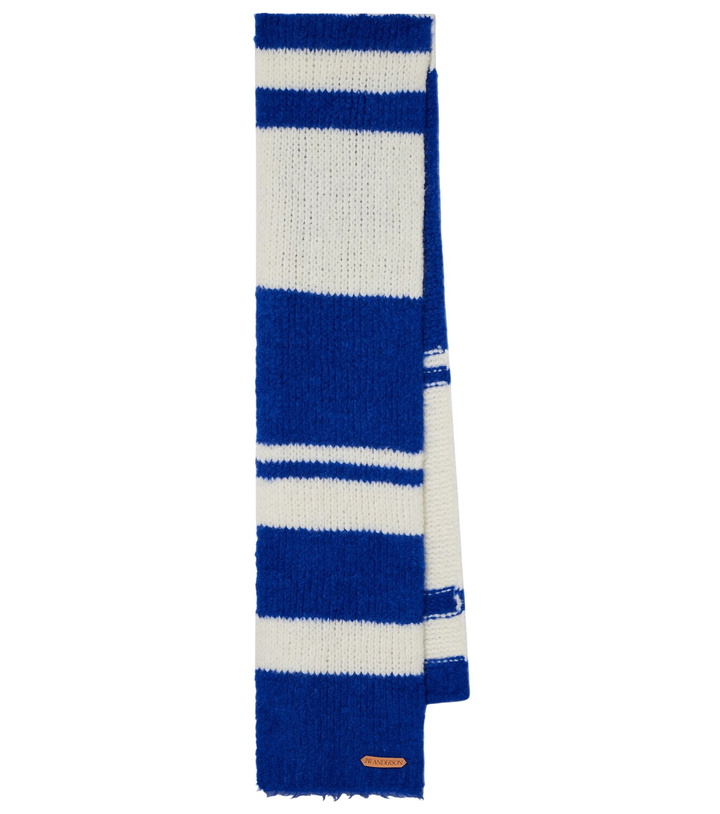 Photo: JW Anderson Striped alpaca-blend scarf