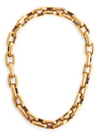 Alexander Mcqueen Peak Chain Necklace Gold