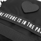 Human Made Men's Military Larher Pouch Bag in Black 