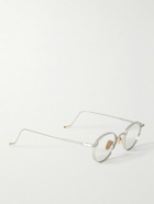 Jacques Marie Mage - Full Metal Jacket Round-Frame Titanium Sunglasses