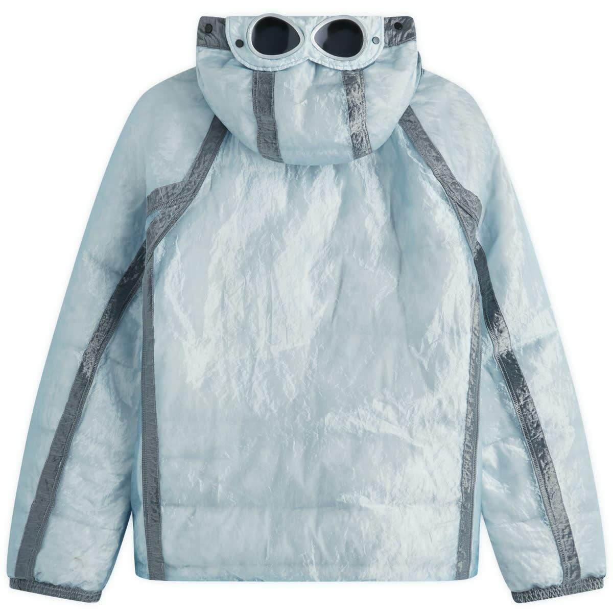 END. x C.P. Company Kan-D Goggle Puffer in Ice Melt C.P. Company