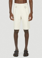 Jacquemus - Le Short Rond Carre Shorts in Beige