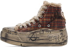 R13 Red Kurt High Top Sneakers
