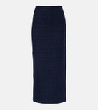 Roland Mouret Bouclé midi skirt