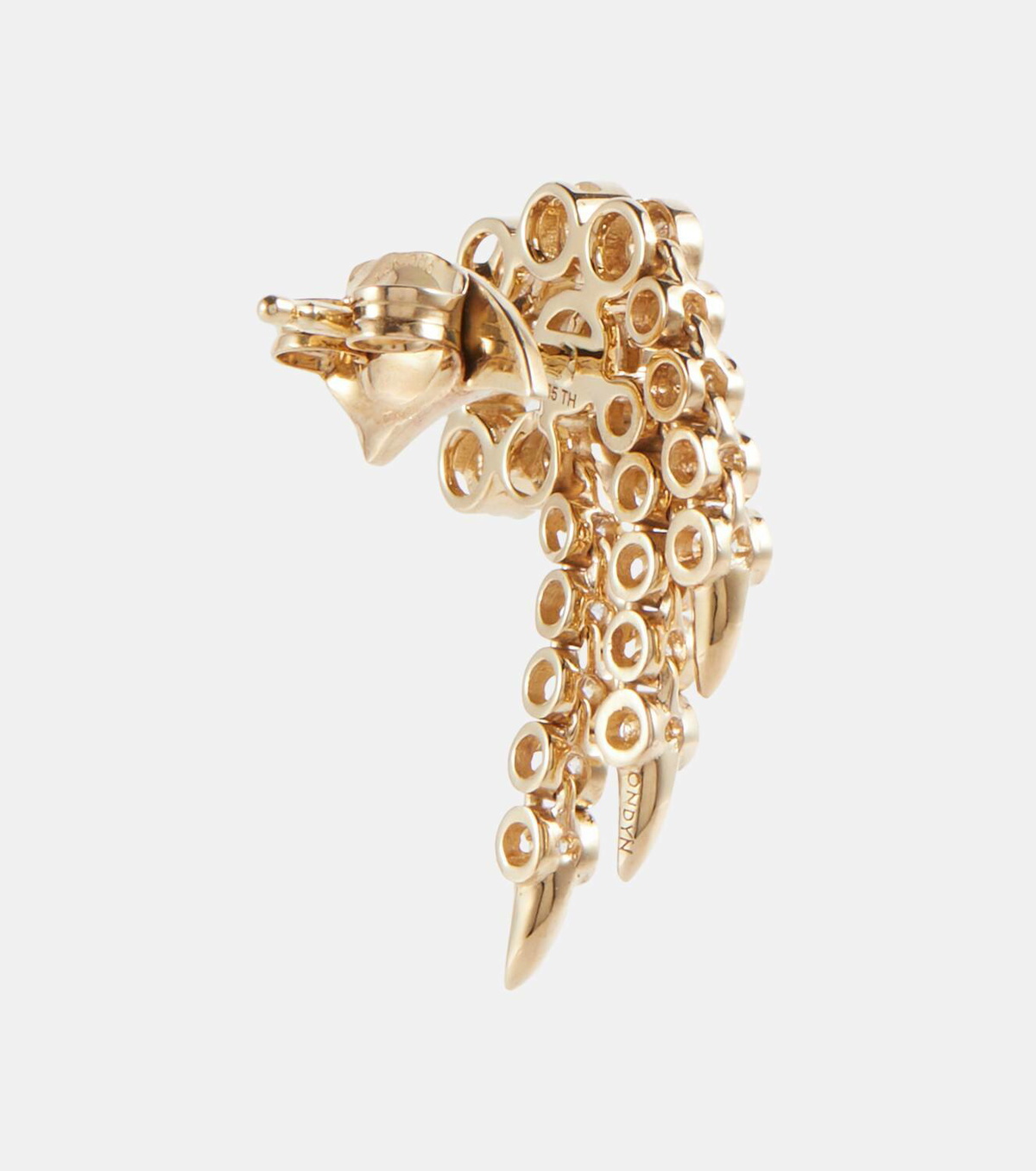 Ondyn Sparkler Small 14kt gold earrings with diamonds