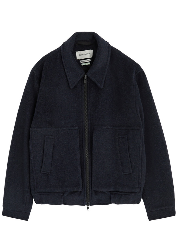 Photo: Oliver Spencer Arlington Wool-blend Bomber Jacket