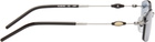 BONNIE CLYDE Silver Metal Lisp Sunglasses