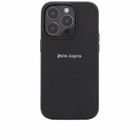 Palm Angels Men's Logo iPhone 14 Pro Case in Black