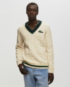 Lacoste Sweater Beige Pullovers