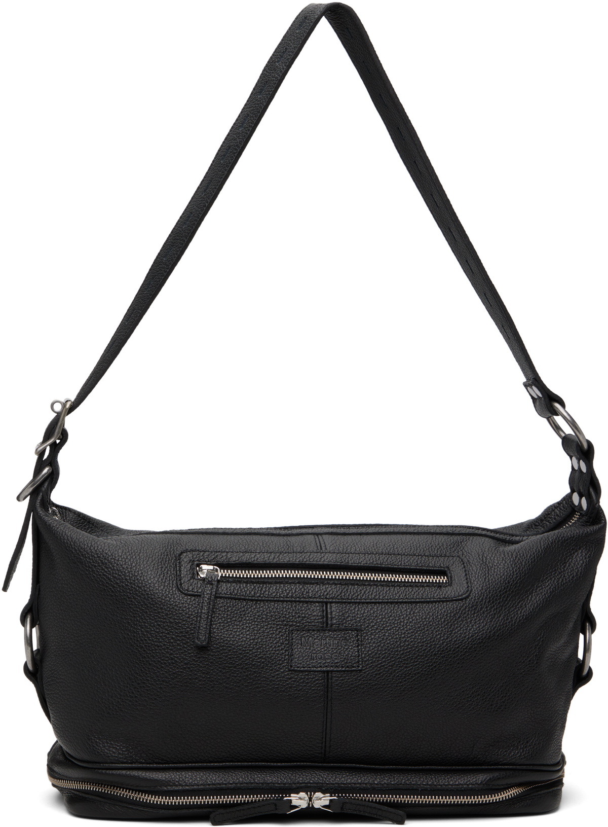 Martine Rose - Foldable Dog Print Tote Bag in White Martine Rose