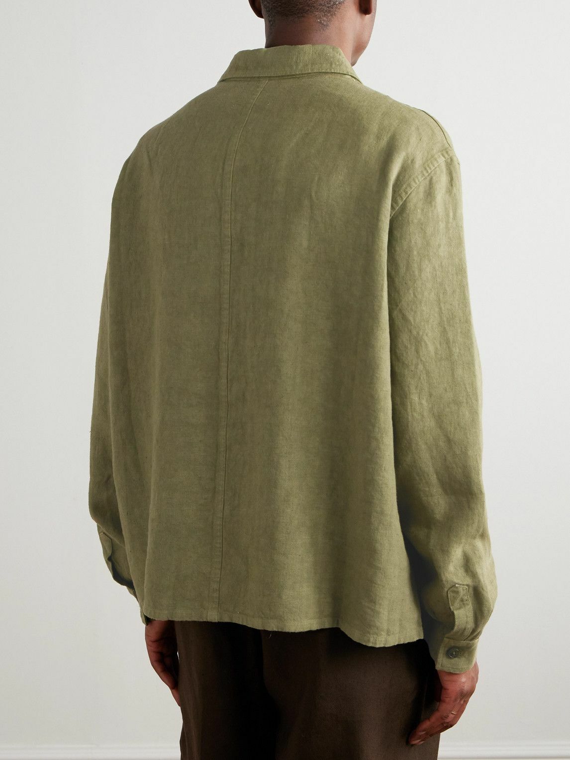 Federico Curradi - Linen Overshirt - Green