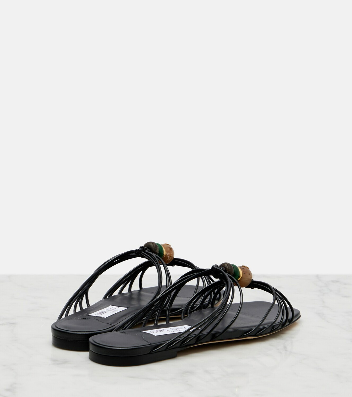 Jimmy Choo Lova embellished leather mules