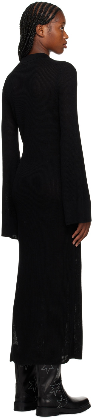 Soulland Black Nora Midi Dress