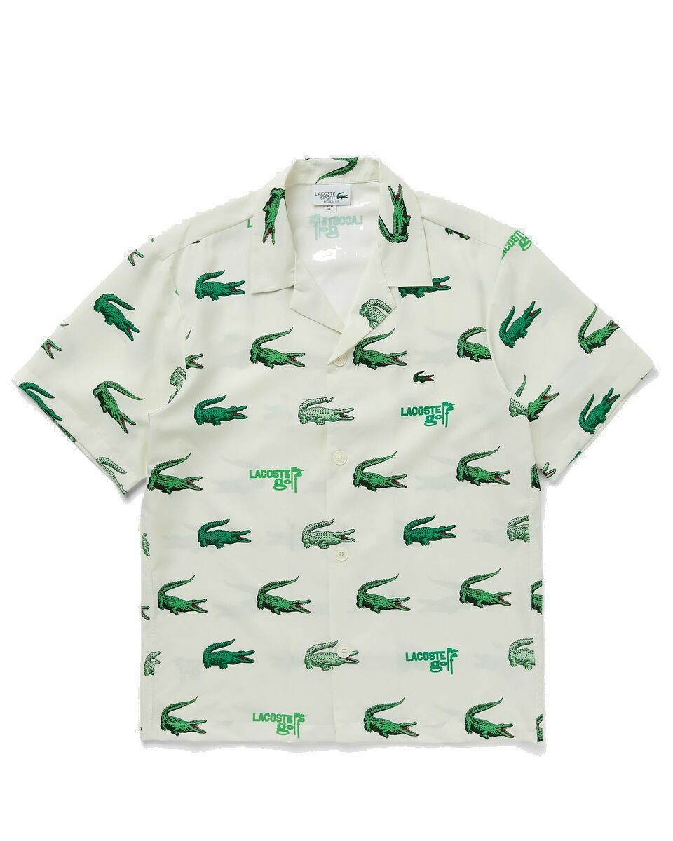 Photo: Lacoste Chemise Casual Manches Lo White - Mens - Shortsleeves