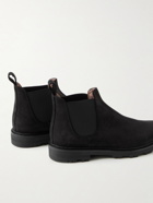 Manolo Blahnik - Valist Suede Chelsea Boots - Black