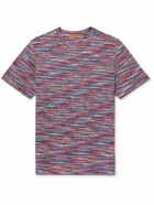 Missoni - Space-Dyed Cotton-Jersey T-Shirt - Red