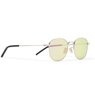 SAINT LAURENT - Round-Frame Silver-Tone Sunglasses - Silver