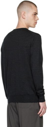 Sunspel Gray Merino Wool Sweater