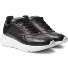 Alexander McQueen - Exaggerated-Sole Leather Sneakers - Men - Black