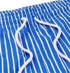 Derek Rose - Bondi 1 Slim-Fit Mid-Length Striped Swim Shorts - Blue