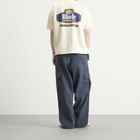 Rhude Men's Racing Crest T-Shirt in Vintage White/Navy