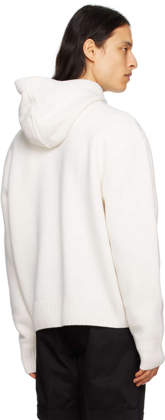 ★関税込★アミ★AMI★de Coeur Tone-On-Tone Hoodie Off White Ami Paris Ami de Coeur Tone-On-Tone Hoodie Beige Men's - GB