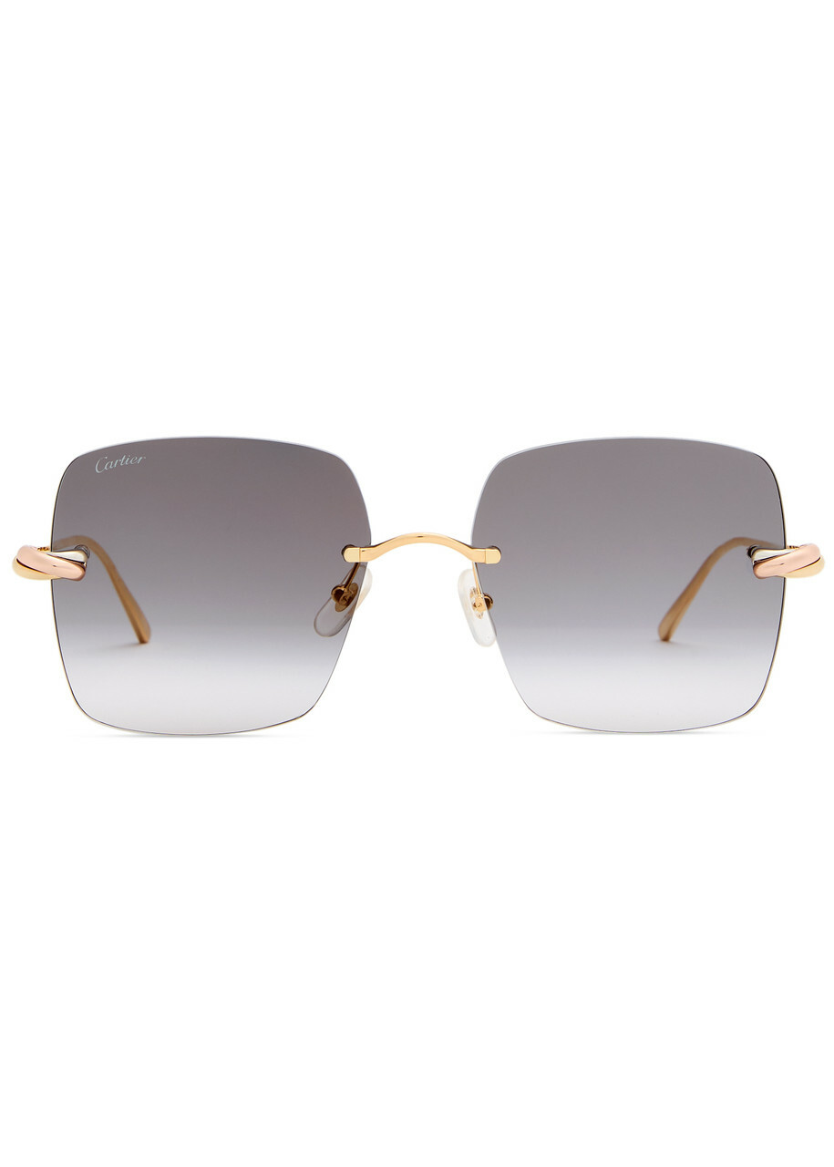 保証書付♪Cartier◆ Cartier Trinity CT0401S Cartier Trinity CT0401S 002 Sunglasses - US