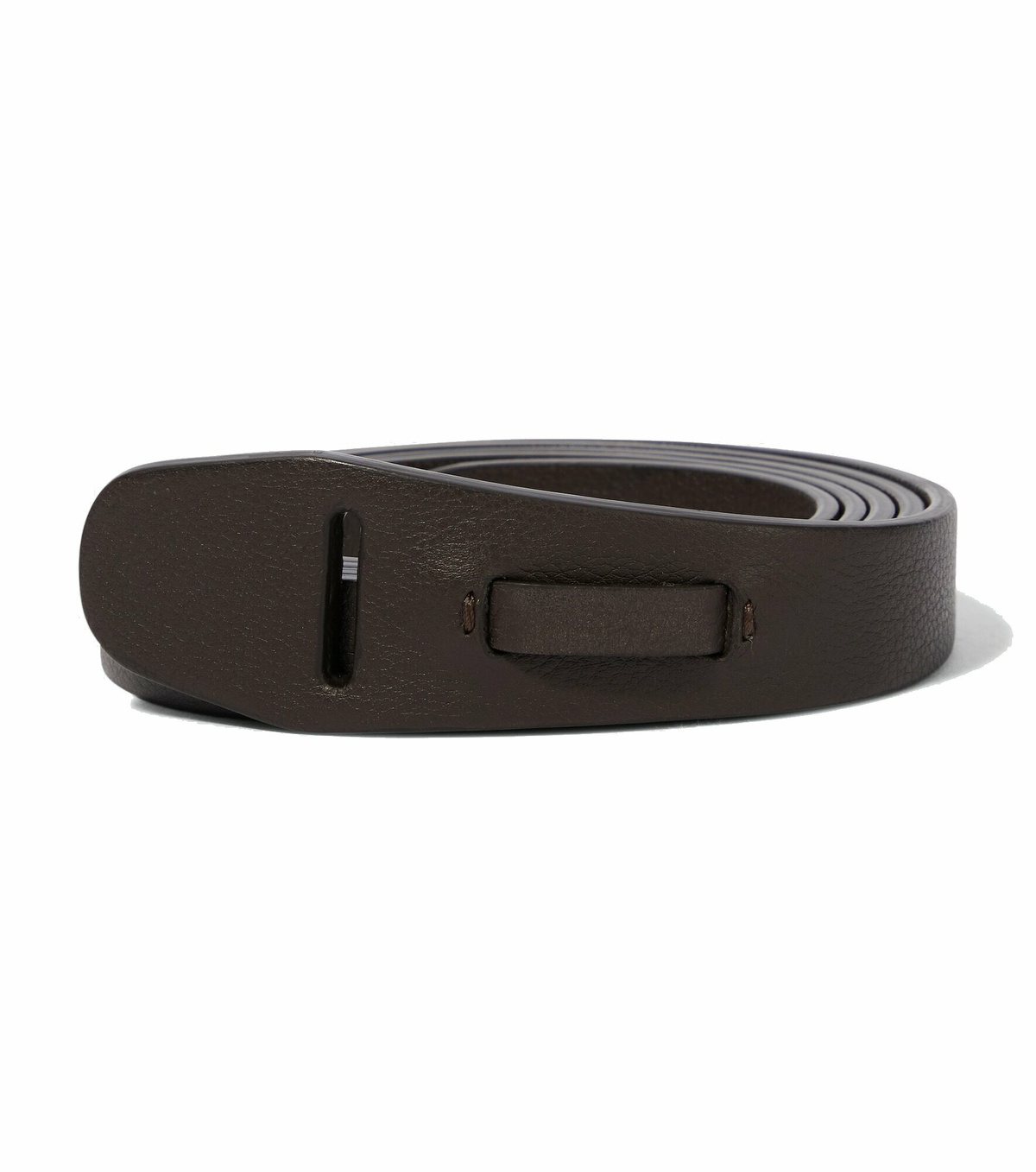The Row Knotted Leather Belt in Black THE ROW Knotted Leather Belt in Black Size Large L | eBay main image 3