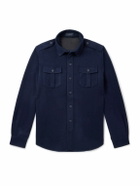 SEASE - Wool-Blend Shirt - Blue