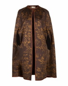 Drumohr Womens Cape Dark in Brown